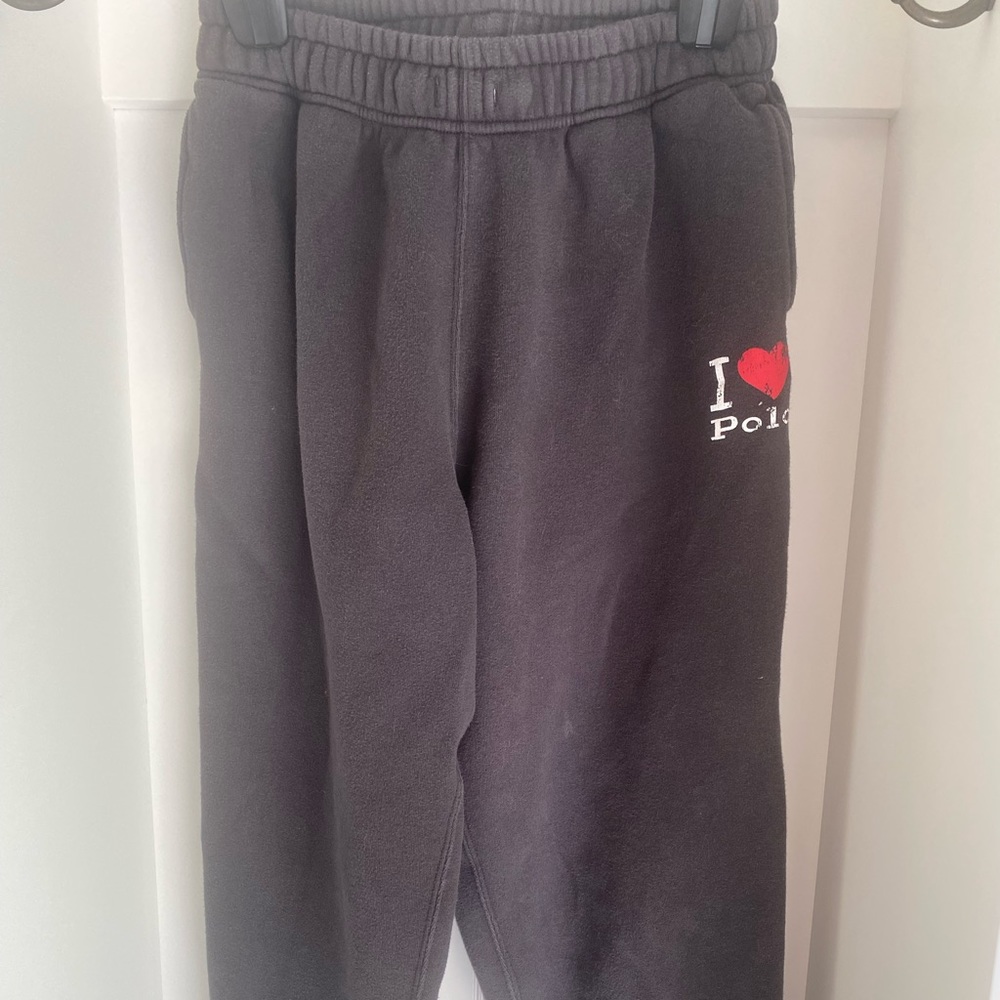 Polo faded black sweatpants
